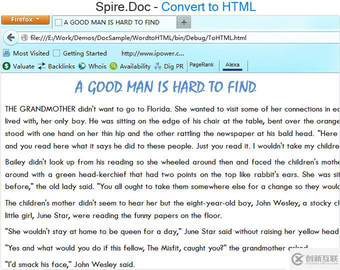 Spire.Office for .NET 提供制图，制表，电子邮件，条形码以及数据导出的功能