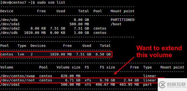 在CentOS/RHEL7上如何借助系统存储管理器管理LVM卷