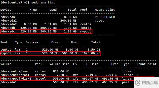 在CentOS/RHEL7上如何借助系统存储管理器管理LVM卷