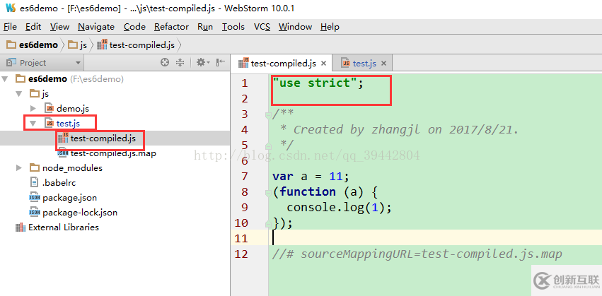 详解设置Webstorm 利用babel将ES6自动转码成ES5