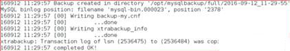 xtrabackup进行MySQL数据库备份/还原