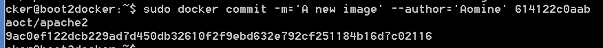Docker中如何用commit命令创建镜像
