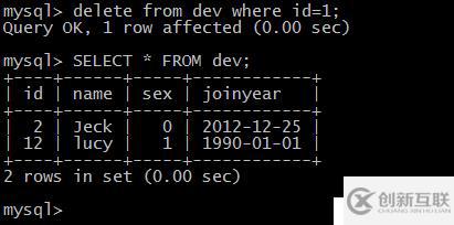 mysql之mariadb 基本操作