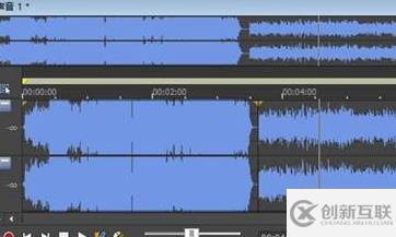 windows中soundforge如何把两段音频合在一起