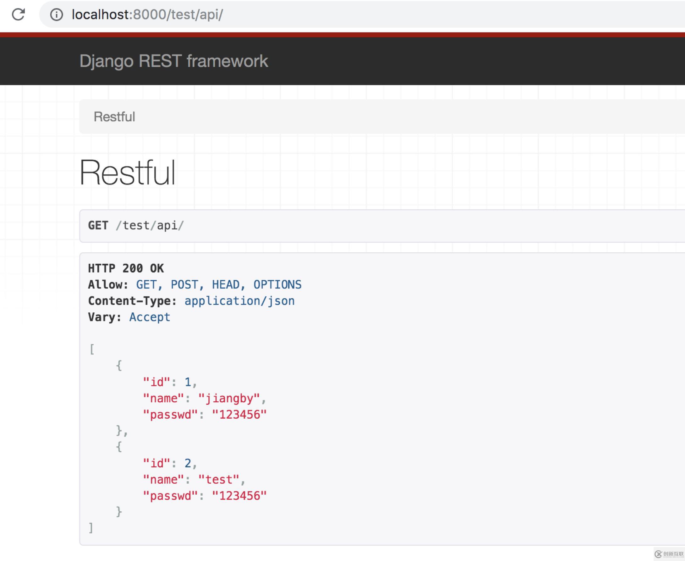 Django REST framework