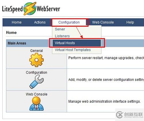 LiteSpeed如何添加虚拟主机+支持htaccess