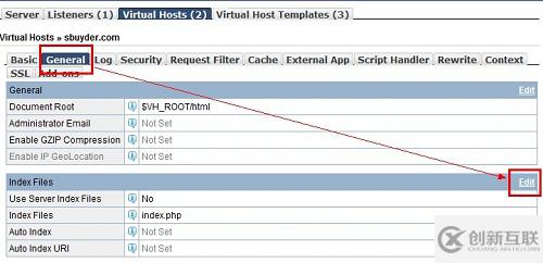 LiteSpeed如何添加虚拟主机+支持htaccess