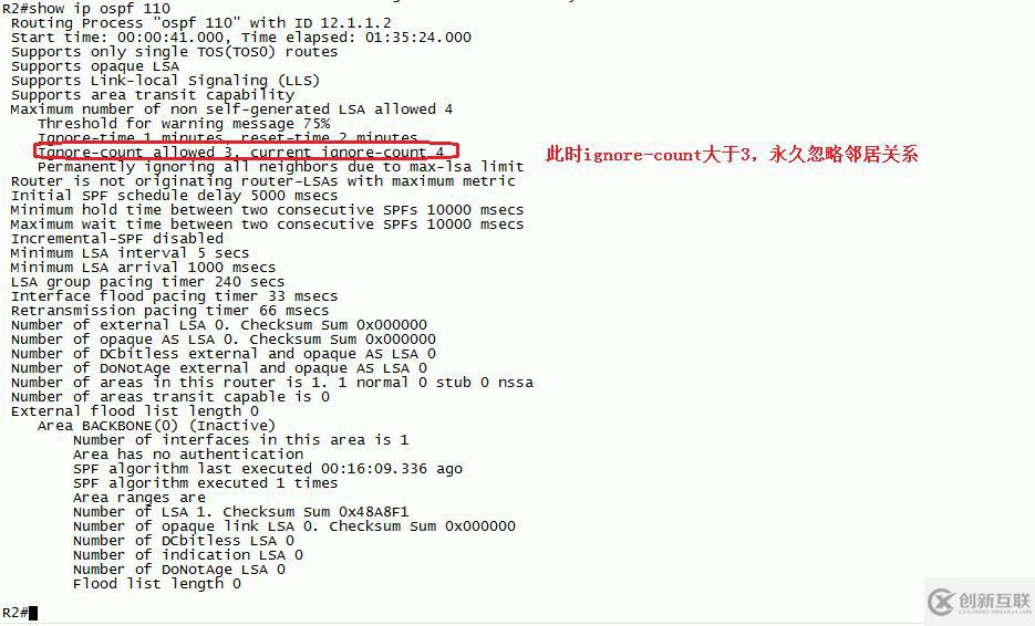 16、OSPF配置实验之LSDB过载保护