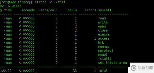 strace常用命令学习