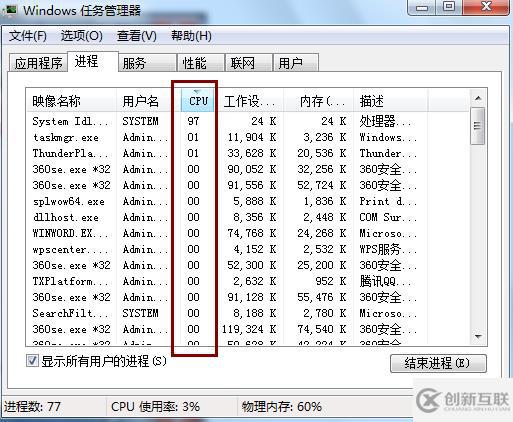 怎么在电脑中查看资源占用情况