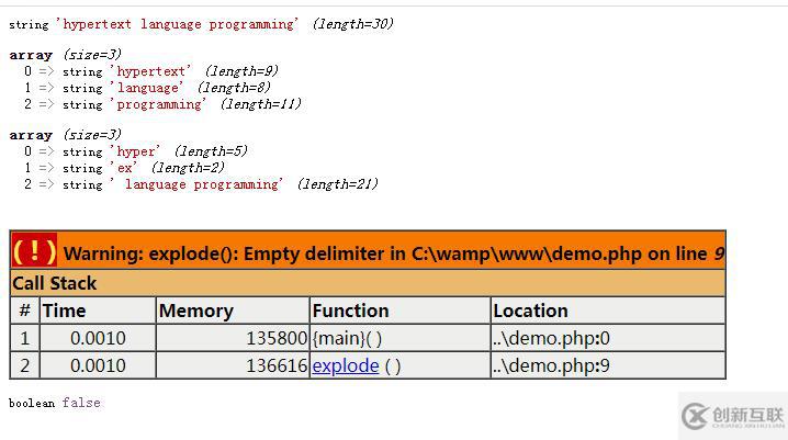 php explode函数怎么用