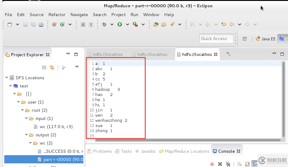 hadoop-002中Eclipse如何运行WordCount