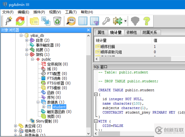 postgresql数据库中如何创建表