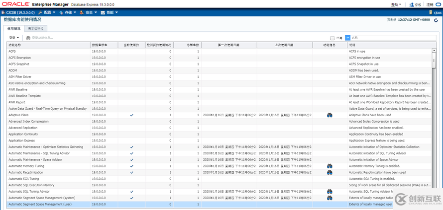 Oracle 19C EM