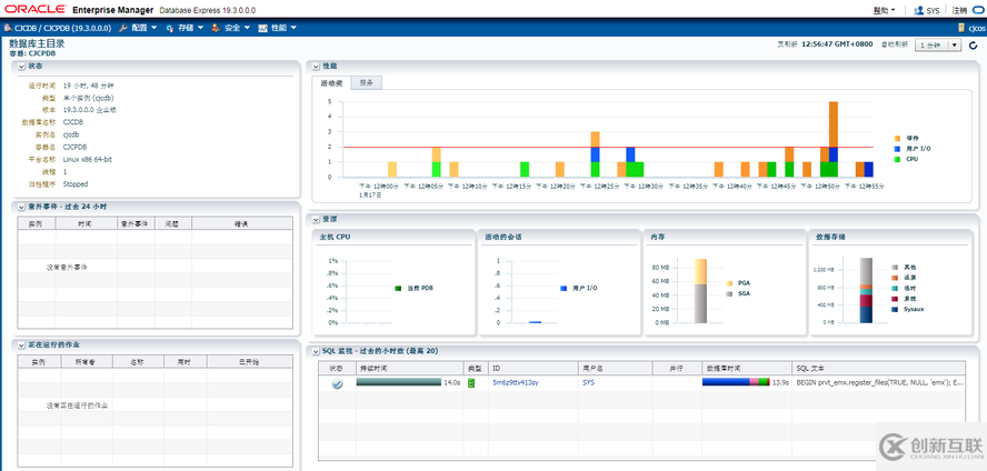 Oracle 19C EM