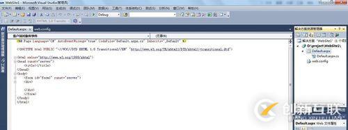 vs2010如何制作简单的asp.net网站