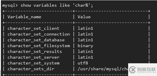 mysql linux出现中文乱码怎么办