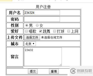 request--各种表单输入项数据的获取 学习笔记