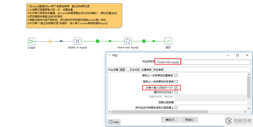 Kettle：Oracle多表格批量同步数据=》mysql