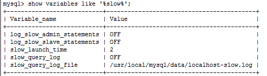 MySQL慢查询日志举例分析