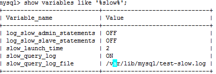 MySQL慢查询日志举例分析