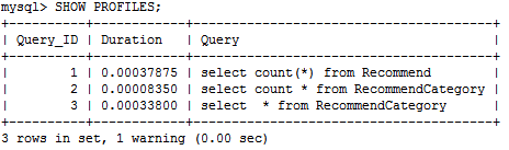 MySQL慢查询日志举例分析