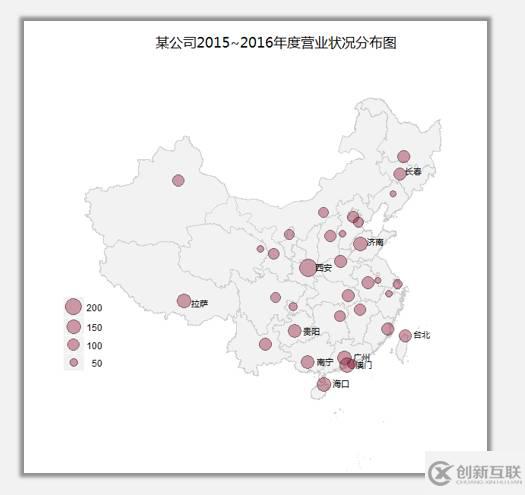 R语言可视化实现地图填充与散点图图层叠加