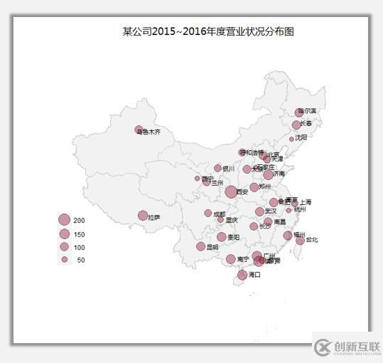 R语言可视化实现地图填充与散点图图层叠加