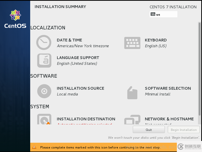 VMware10下CentOS7安装配置的示例分析