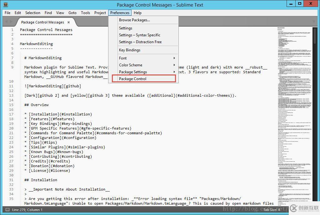 Sublime Text3+Markdown的配置方法