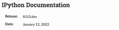 IPython8.0大版本更新了哪些功能