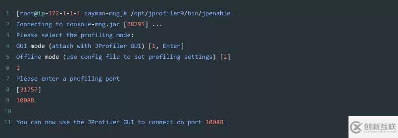 如何使用Jprofiler远程监控线上服务