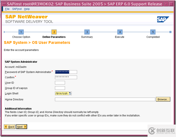 使用SWPM安装 SAP ERP6.0 on solaris 10