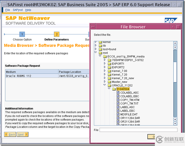 使用SWPM安装 SAP ERP6.0 on solaris 10