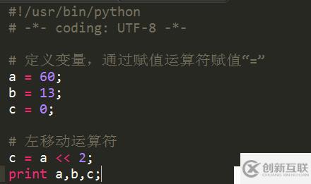 Python位运算符