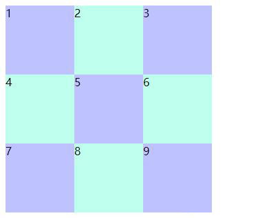 如何使用CSS实现九宫格布局
