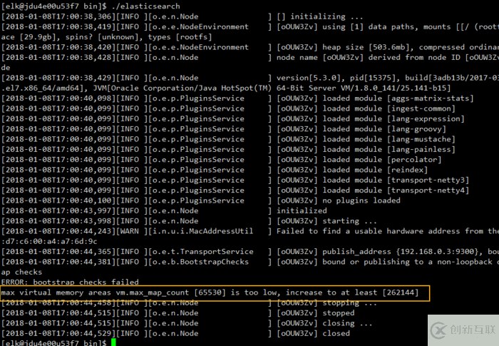 centos7上elastic search安装问题怎么解决