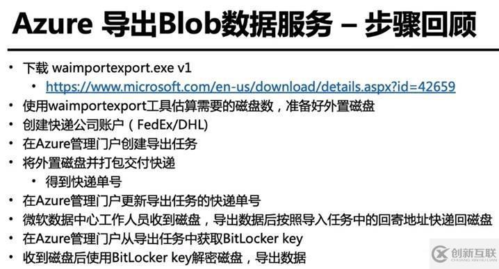 Azure管理员-第5章 在 Azure 导入和导出数据-2-3-Azure 导出Blob数据-演示