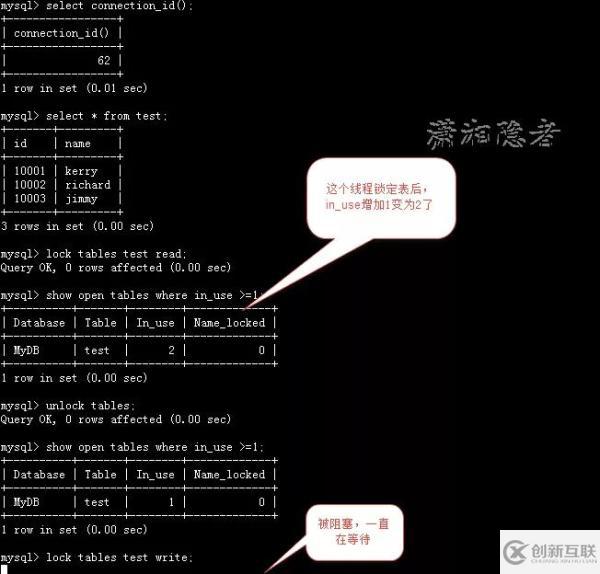 MySQL中Lock Tables和Unlock Tables的作用是什么