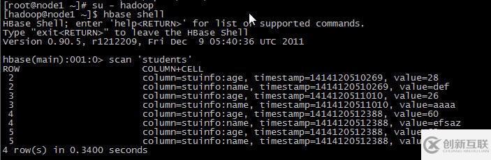 利用python访问Hbase（Thrift模块安装与测试）