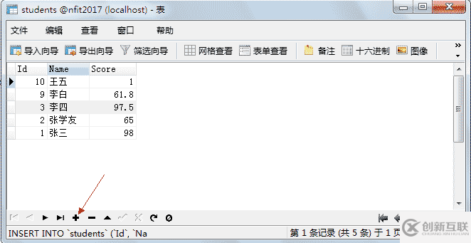 MySQL数据库的示例分析