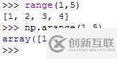 python中arange是什么意思