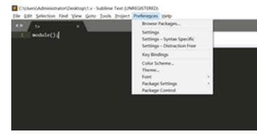 sublime text3更改语言的方法