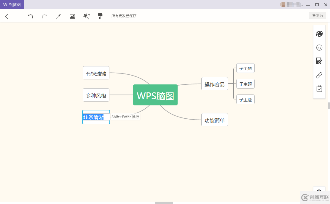 思维导图在哪个软件上画