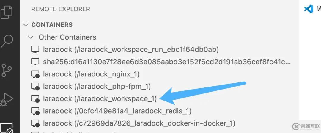 VSCode中怎么关联Laradock 容器