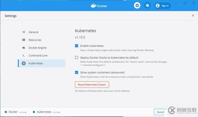 在Windows 10上安装Docker Desktop并启用Kubernetes