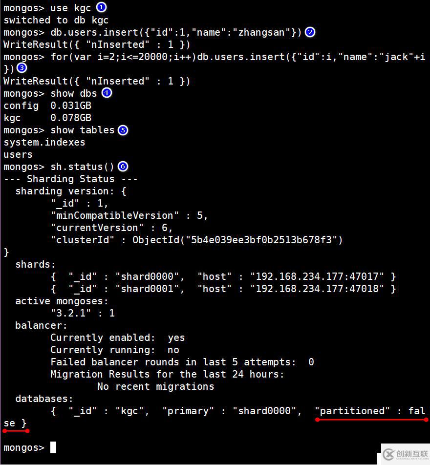 CentOS7上的mongodb分片群集