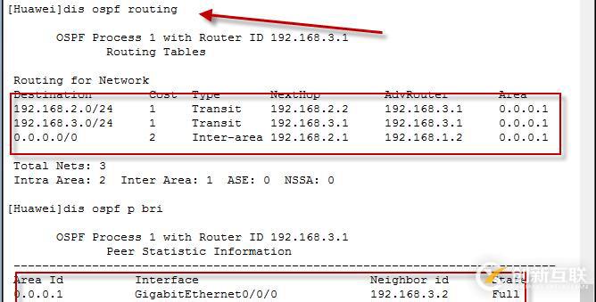 OSPF多区域如何配置