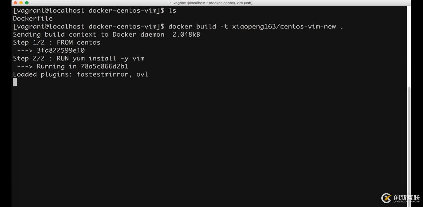 3-5 构建自己的docker 镜像