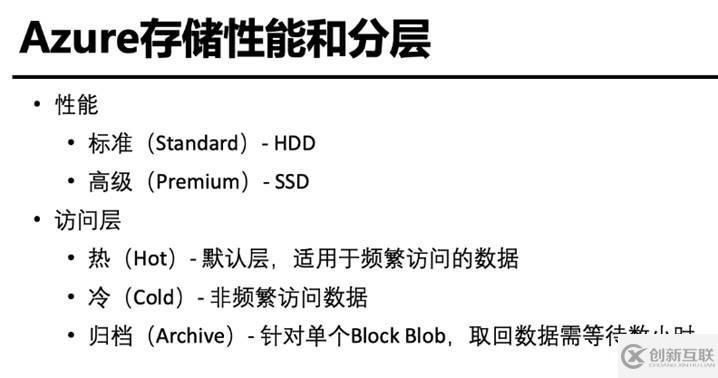 Azure管理员-第4章 创建和配置存储帐户-1-1-存储概述